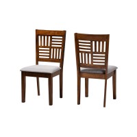 Baxton Studio Deanna 2Piece Dining Chair Set