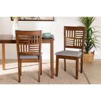 Baxton Studio Deanna 2Piece Dining Chair Set