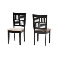 Baxton Studio Deanna 2Piece Dining Chair Set