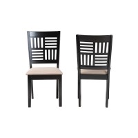 Baxton Studio Deanna 2Piece Dining Chair Set