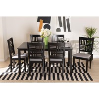 Baxton Studio Deanna Wood 7Piece Dining Set