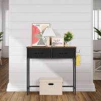 Small Entryway Table With 2 Drawers, Console Table With Storage, 31.5