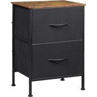 Wlive Nightstand Nightstand With 2 Drawers Bedside Furniture Night Stand Small Dresser For Bedroom College Dorm End Table