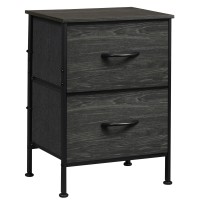 Wlive Nightstand Nightstand With 2 Drawers Bedside Furniture Night Stand Small Dresser For Bedroom College Dorm End Table