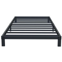 Upcanso 7 Inch Twin Bed Frames No Box Spring Need Low Profile Metal Platform Twin Size Bed Frame Heavy Duty Support Bedframes