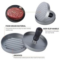 Lazybison Burger Press Patty Maker With 100Pcs Free Wax Papersaluminum Nonstick Hamburger Press Kit Burger Maker14Lb To 13L