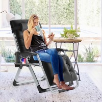 Slsy Zero Gravity Chair Reclining Lounge Chair With Removable Cushion Tray For Indoor And Outdoor Patio Recliner Folding Rec