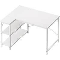 Huuger L Shaped Desk 39 Inches Computer Desk With Reversible Storage Shelves Gaming Desk Corner Desk Home Office Desks Writi