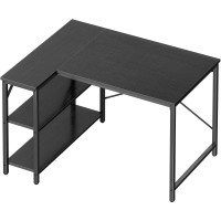 Huuger L Shaped Desk 39 Inches Computer Desk With Reversible Storage Shelves Gaming Desk Corner Desk Home Office Desks Writi