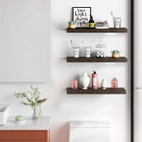 Fixwal 24In Floating Shelves For Wall Wall Shelves With Invisible Brackets Farmhouse Wall Decor For Bathroom Living Room Bedr