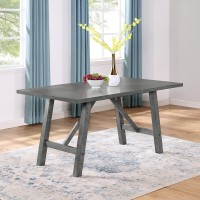 Best Quality Furniture D189D7 Dining Set, Grey