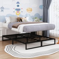 Xinxinyan 16 Inch Full Bed Frame No Box Spring Needed Heavy Duty Metal Platform Bed Frame Full Size Strong Steel Slats Suppor