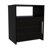 Maine 2 Piece Bedroom Set Rioja 4 Drawer Dresser Omaha Nightstand Black