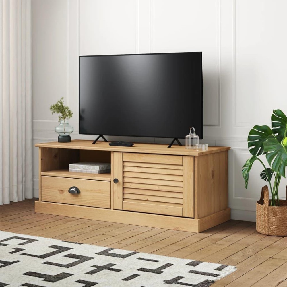 Vidaxl Tv Stand Vigo 417X157X157 Solid Wood Pine