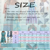 Womens Summer Casual Dress 2023 Short Sleeve Crew Neck Midi Dress Vacation Beach Solid Color Sundress With Pockets