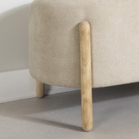 South Shore Flam Bench, Beige