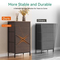 Aodk Dresser For Bedroom Nightstand Small Dresser Chest Of Drawers End Table For Living Room Closet Dresser With 3 Storage Draw