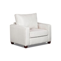 American Furniture Classics Relay Mist Upholstered Chair, Soft Washed Cream Tweed