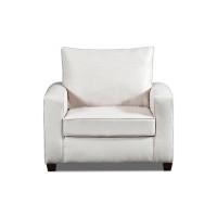 American Furniture Classics Relay Mist Upholstered Chair, Soft Washed Cream Tweed