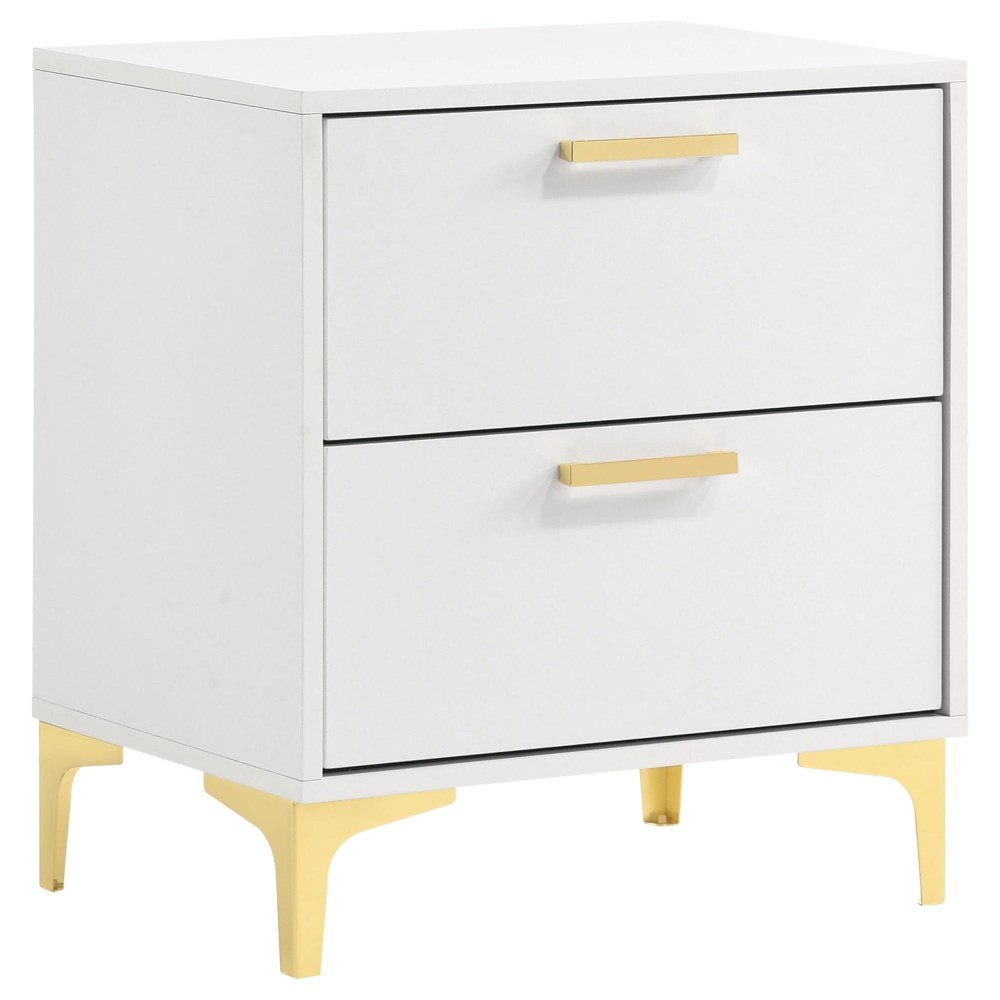 Kendall 2drawer Nightstand White