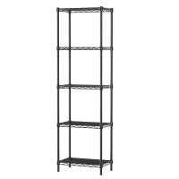 Singaye 5 Tier Shelf Wire Shelving Adjustable Storage Shelves Storage Rack Standing Storage Shelf Units For Kitchen Closet Laund