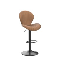 Nalupatio Bar Stools Set Of 2 Modern Swivel Bar Chairs Barstools Counter Height With High Backrest Easy 35 Minute Assembly Fo