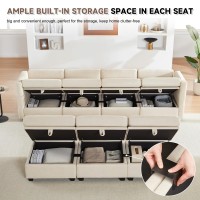 Wetrue Modular Sectional Sofa Convertible U Shaped Sofa Couch With Storage High Supportive Soft Sponges 7 Seat Modular Sect