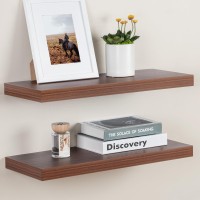 Fun Memories Deep Floating Shelves For Wall 93 Inch Deep Rustic Floating Shelves Set Of 2 24W X 93D Large Wall Shelves For B