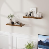 24W X 93D Floating Shelves 93 Deep Wall Shelves Set Of 2 Farmhouse Rustic Wood Shelf 24 Inch Long Large Display Storage