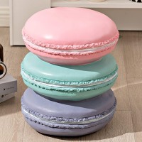 Keebgyy Food Shoe Changing Stool, Simulated Food Stool, Cute Soft Simulated Food Stool, Soft Resin Retro Fun Ingenious Decorative Low Food Shoe Changing Stool For Home, Lightweight(Sweetheart Cookie)