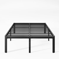 Nordicbed 18 Inch High Heavy Duty Full Size Bed Frame Metal Platform Bed Frame Full Size No Box Spring Needed Noise Free Easy