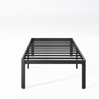 Nordicbed 18 Inch High Platform Twin Bed Frame No Box Spring Needed Metal Bed Frame Twin Noise Free Easy Assembly Heavy Duty