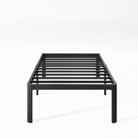 Nordicbed 16 Inch High Platform Twin Bed Frame No Box Spring Needed Metal Bed Frame Twin Noise Free Easy Assembly Heavy Duty