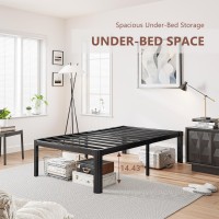 Nordicbed 16 Inch High Platform Twin Bed Frame No Box Spring Needed Metal Bed Frame Twin Noise Free Easy Assembly Heavy Duty