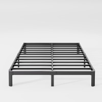 Nordicbed 18 Inch High Metal King Bed Frame No Box Spring Needed Heavy Duty King Size Bed Frame Platform Noise Free Easy Asse