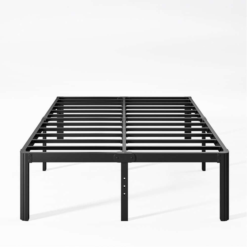 Nordicbed 16 Inch High Heavy Duty Full Size Bed Frame Metal Platform Bed Frame Full Size No Box Spring Needed Noise Free Easy