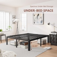 Nordicbed 16 Inch High Heavy Duty Full Size Bed Frame Metal Platform Bed Frame Full Size No Box Spring Needed Noise Free Easy