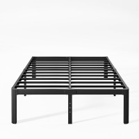 Nordicbed 14 Inch High Heavy Duty Full Size Bed Frame Metal Platform Bed Frame Full Size No Box Spring Needed Noise Free Easy