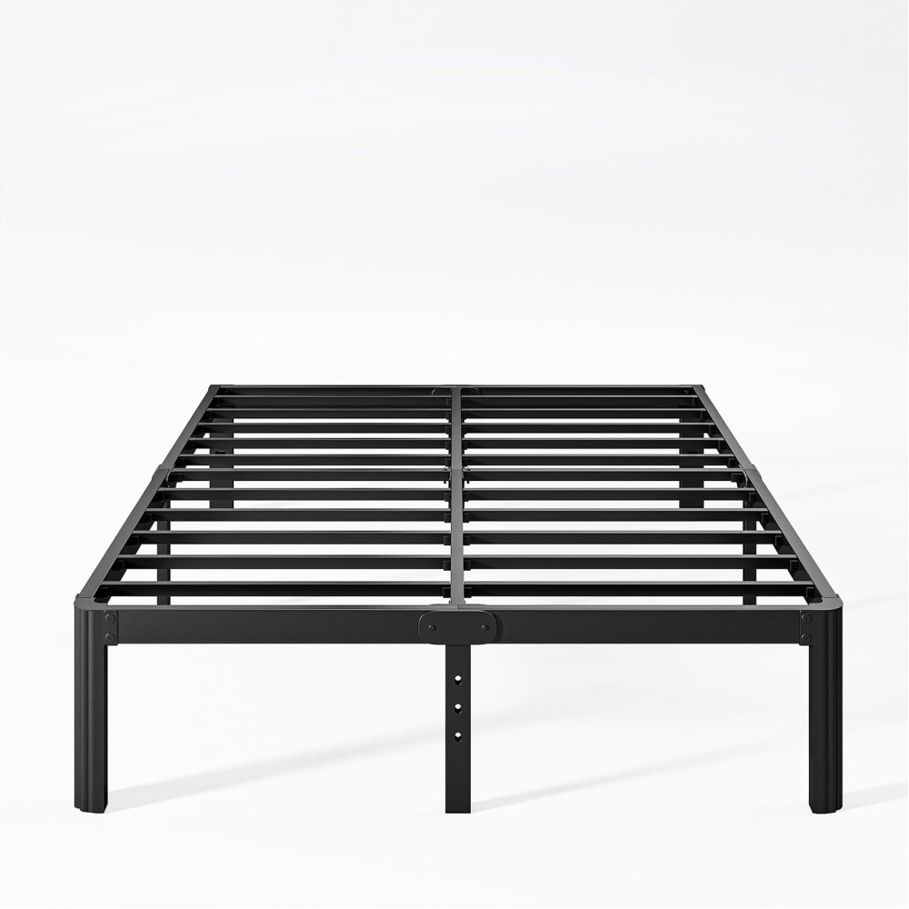 Nordicbed 12 Inch High Heavy Duty Full Size Bed Frame Metal Platform Bed Frame Full Size No Box Spring Needed Noise Free Easy