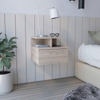 Adele Floating Nightstand Bedroomlight Gray