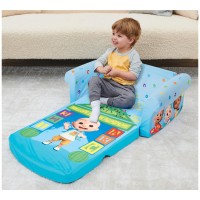 Marshmallow Furniture Childrens 2In1 Flip Open Foam Compressed Sofa Cocomelon