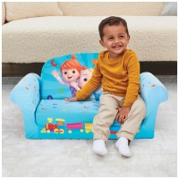 Marshmallow Furniture Childrens 2In1 Flip Open Foam Compressed Sofa Cocomelon