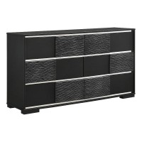 Blacktoft 6drawer Dresser Black