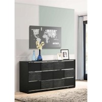 Blacktoft 6drawer Dresser Black