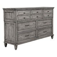 Avenue 8drawer Rectangular Dresser Grey