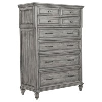 Avenue 8drawer Rectangular Chest Grey