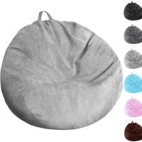 Bean Bag Chair Cover No Filler Stuffed Animal Storage Bean Bag Cover Pets Dogscats Lazy Beds Washable Ultra Soft Corduroy St