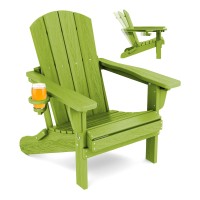 Serwall Adjustable Folding Adirondack Chair Apple