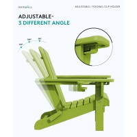 Serwall Adjustable Folding Adirondack Chair Apple