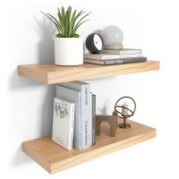 Floating Shelves For Wall Natural Wood Shelf Rustic Home Decor For Bathroom Kitchen Bedroom 30 Inch Hanging Mounted Invisible